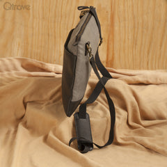 Handcrafted Space Gray Laptop Bag at Qtrove