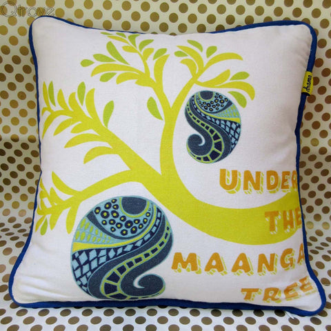 Mango Tree Throw Pillow Cover