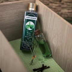 Paraben Free Basil Body Massage Oil at Qtrove